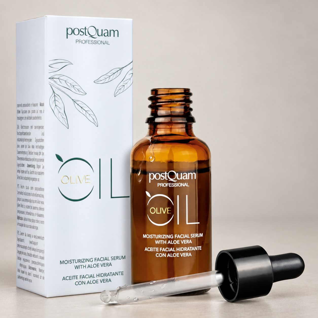 OLIVE FACIAL OIL SERUM WITH ALOE 30 ML.
